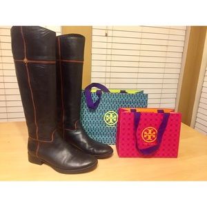 Tory Burch Juliet (30 mm) Riding Boots. Size 7M.